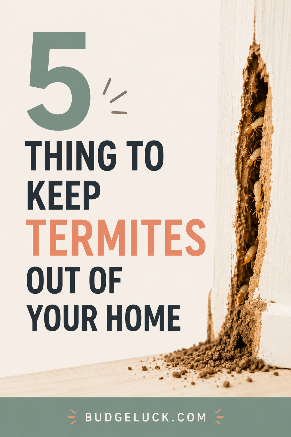 5 Thing To Keep Termites out of Your Home