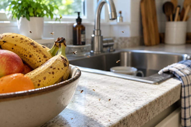 Tiny Flies in the Kitchen? How to Tell Fruit Flies, Drain Flies and Fungus Gnats Apart
